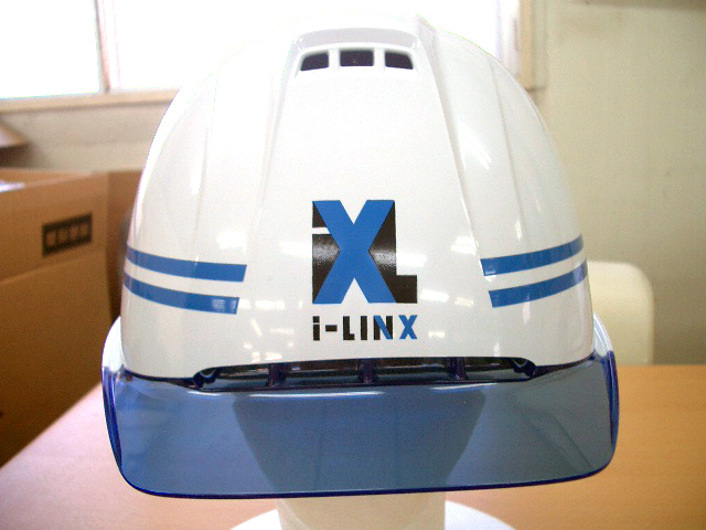 i-LINX株式会社様のヘルメット加工実績