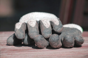 ラバー軍手と背抜き手袋について｜微妙に違う手袋シリーズ