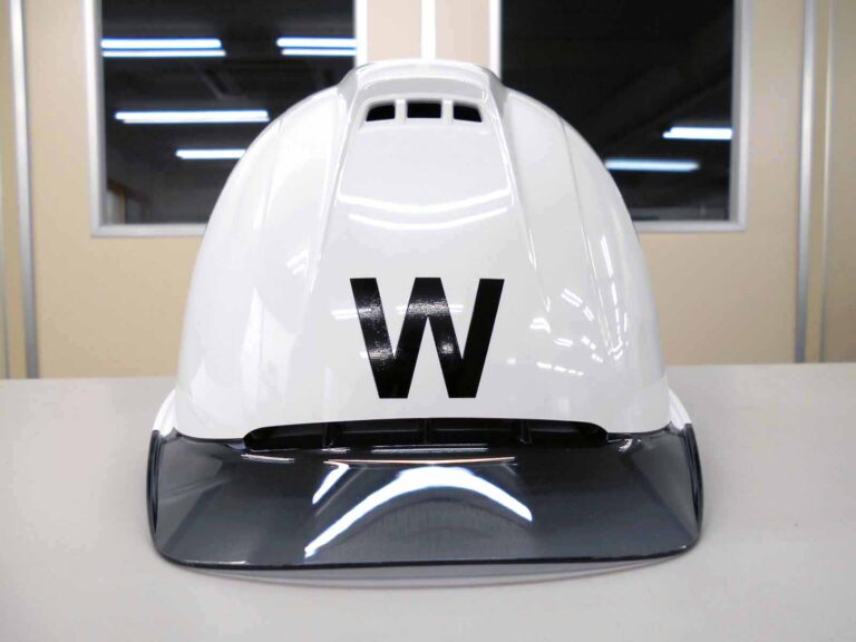 一般社団法人ウッディーラー豊田様のヘルメット加工実績