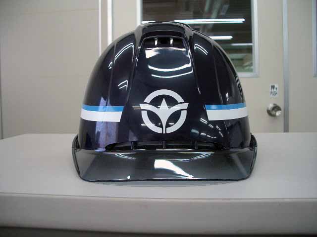株式会社細田カスタマーサポート様のヘルメット加工実績