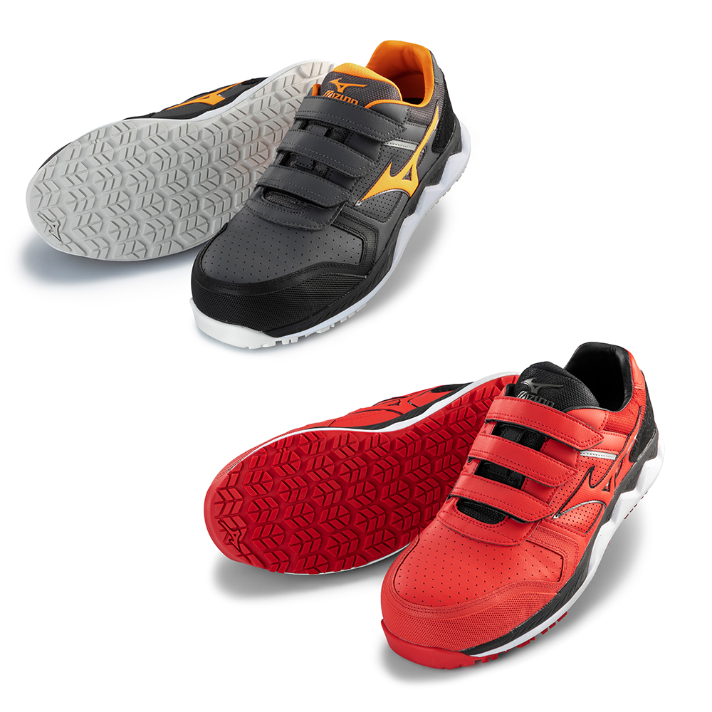 新品 Mizuno ALMIGHTY HW22L ダークグレーオレンジ 25cm ミズノ安全靴に限定カラー ALMIGHTY HW22L｜作業用品専門店まもる君