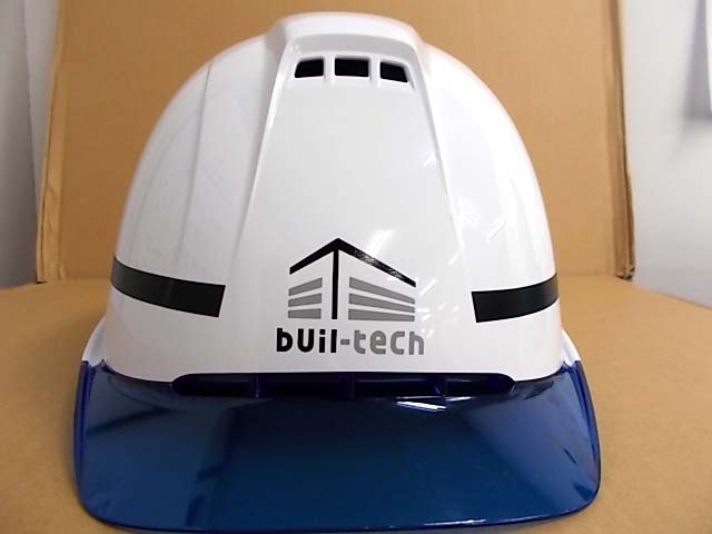 株式会社ビルテック様のヘルメット加工実績