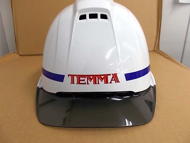 株式会社テンマ様のヘルメット加工実績