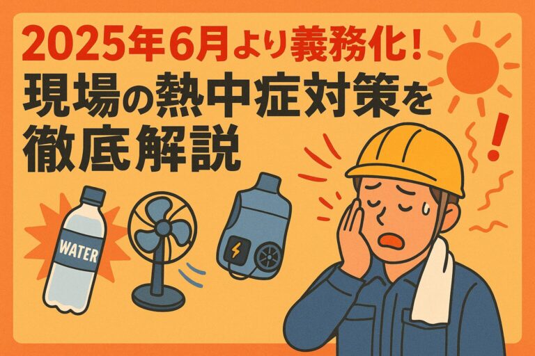 2025年6月施行】職場の熱中症対策が義務化！対象作業・事業者の対応