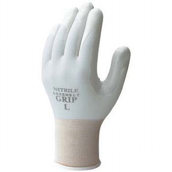 おたふく手袋 ニトリル背抜き手袋 ホワイト LL A-32-WH-LL 1双 〔×50セット〕 まとめ) おたふく手袋 ニトリル背抜き手袋 ホワイト LL A-32-WH-LL 1双