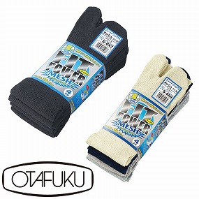 S-647、S-649 フィットパワー メッシュソックス タビ型 4足組