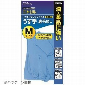 B-132 ニトリルうす手 ダイヤモンド加工 パウダーフリー [10双入]