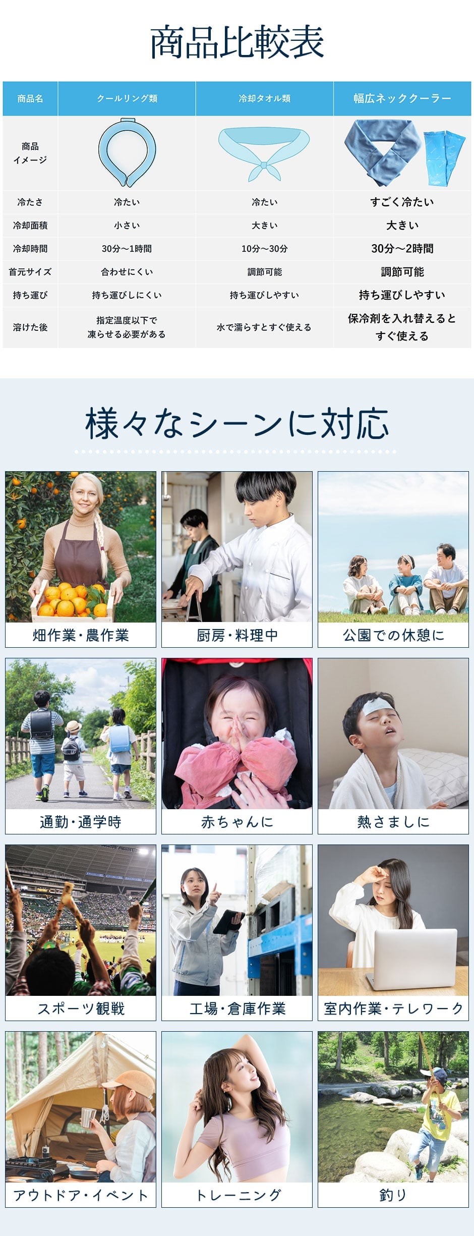 まもる君 ネッククーラー 幅広タイプ 保冷剤付き