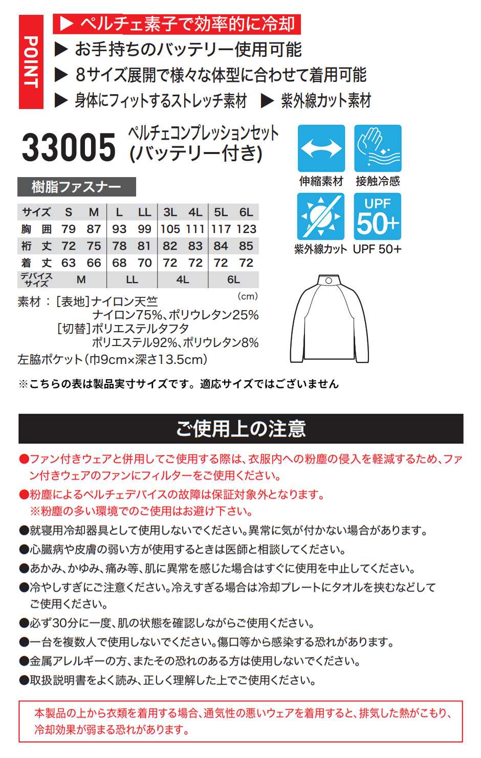 ペルチェコンプレッションセット(バッテリー付)