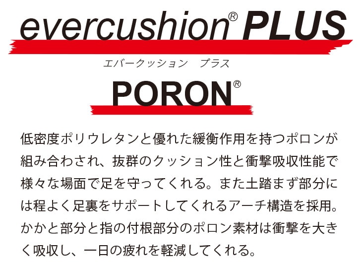 安全靴インソール evercushion PLUS