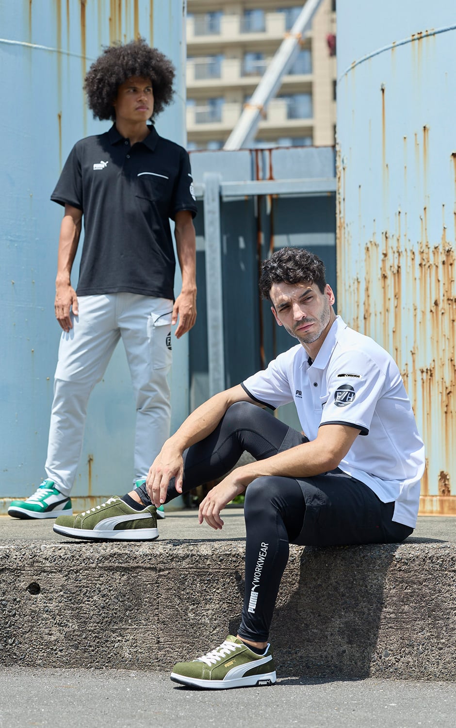 PUMA.AT WORK.×ヒロミコラボ 半袖ポロシャツ