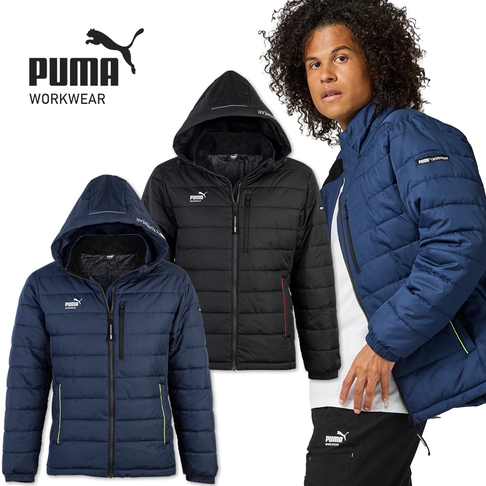 PW-6020W 作業ウェア PUMA フード付き中綿ジャケット