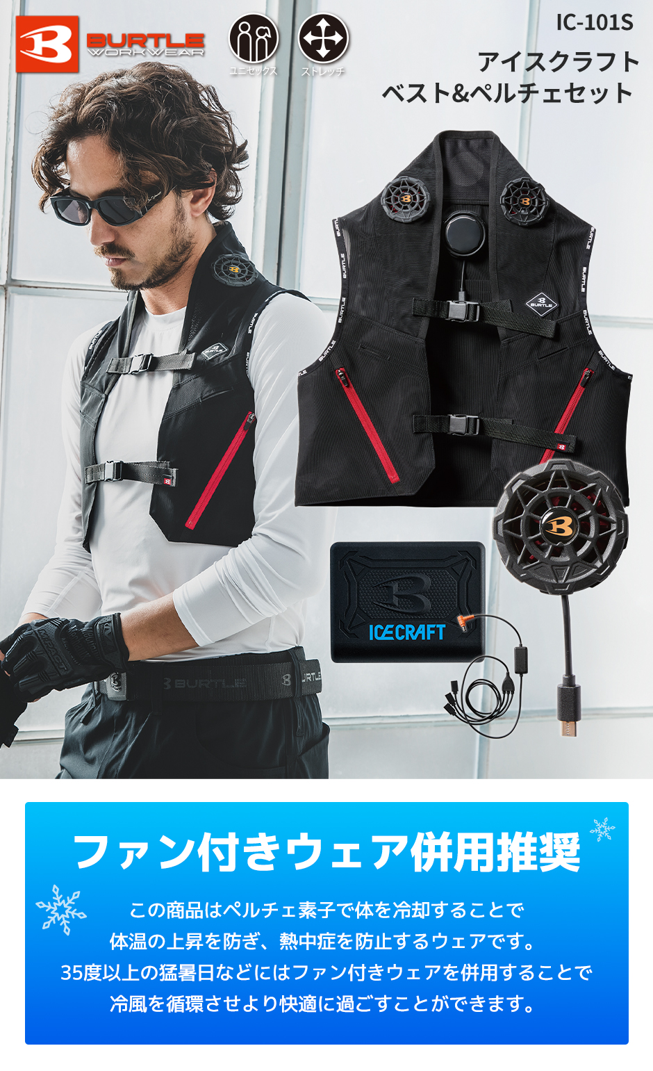 アイスクラフト ベスト&ペルチェセット