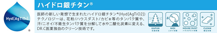 ハイドロ銀チタン半袖ポロシャツ