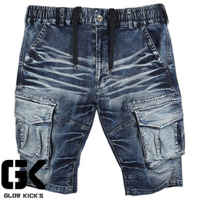 GKW-5106 GK(GLOWKICK'S)デニムハーフパンツ