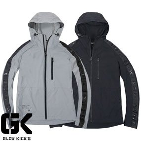 GKW-5300 GK(GLOWKICK'S)ジップアップパーカー