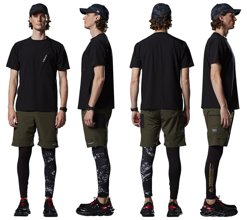 Z-DRAGON ストレッチ半袖Ｔシャツ