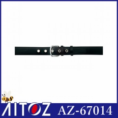 AZ-67014 黒ビニール細ベルト1ツ穴（3.5cm巾）