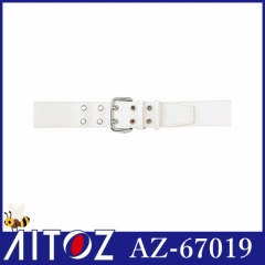 AZ-67019 白ビニール帯革ベルト2ツ穴（5cm巾）