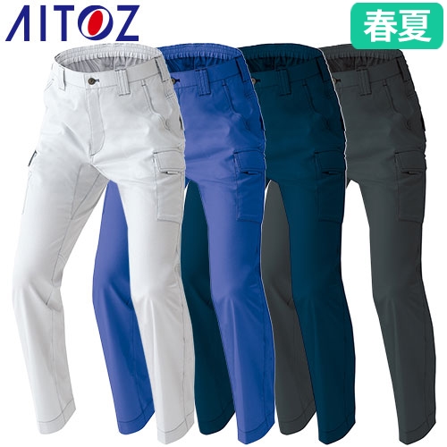AZ-5151 ムービンカットCOTTON100％ カーゴパンツ（ノータック） 男女兼用