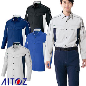 AZ-1936 長袖シャツ（男女兼用）