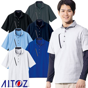 AZ-50016 半袖ポロシャツ（男女兼用）