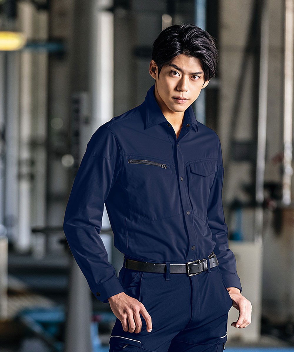 TULTEX 長袖シャツ(男女兼用)