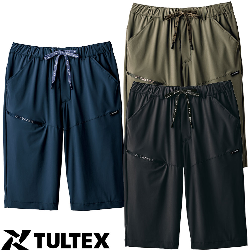 AZ-26326 TULTEX 冷感ストレッチショートパンツ