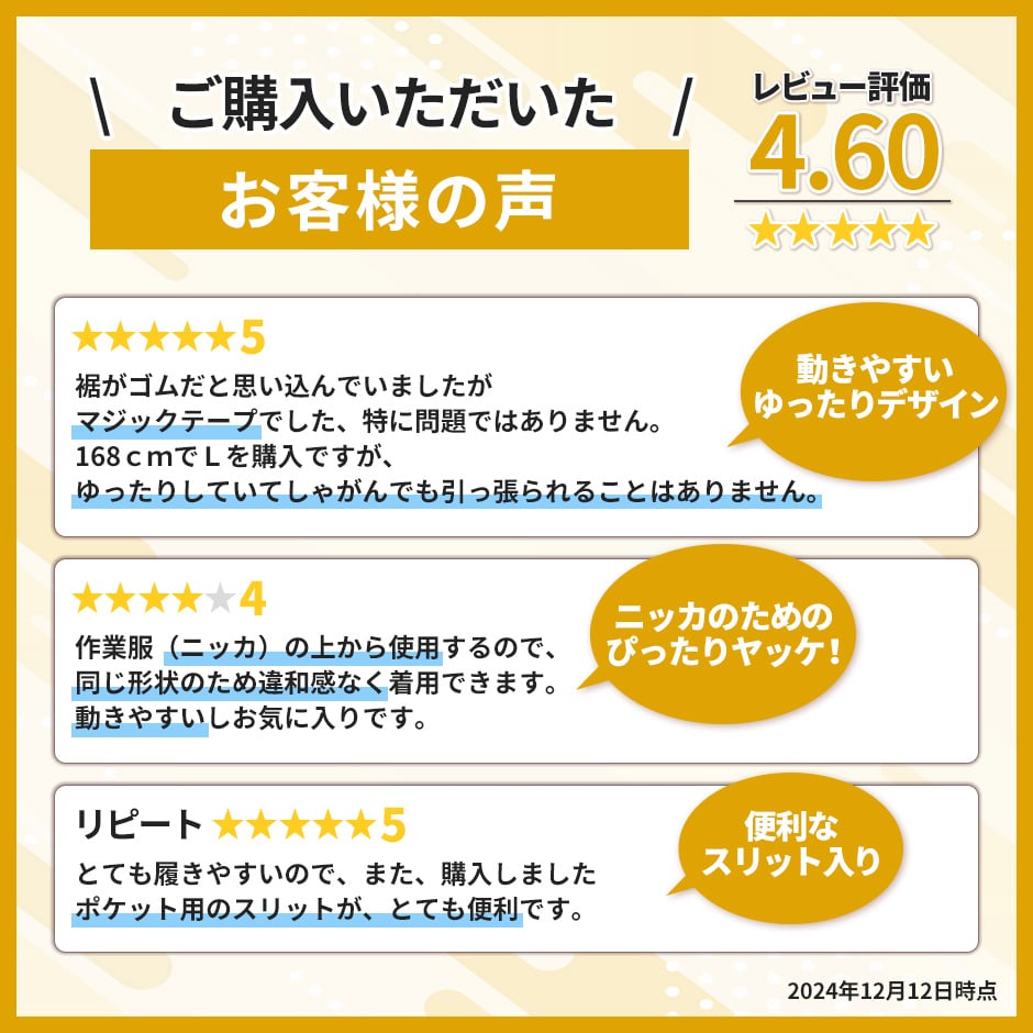 ニッカ用 ヤッケズボン