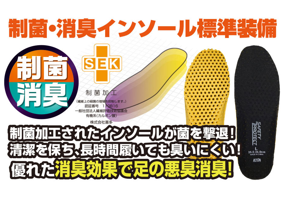 TPE踏貫き防止セーフティブーツ ショート丈