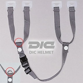 EHワンタッチアゴひも(ズレ防止縫い付け) EHワンタッチアゴひも(耳あごひもセット)ズレ防止縫い付け