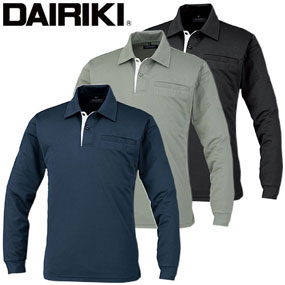 4114 DAIRIKI ダイリキ 長袖ポロシャツ