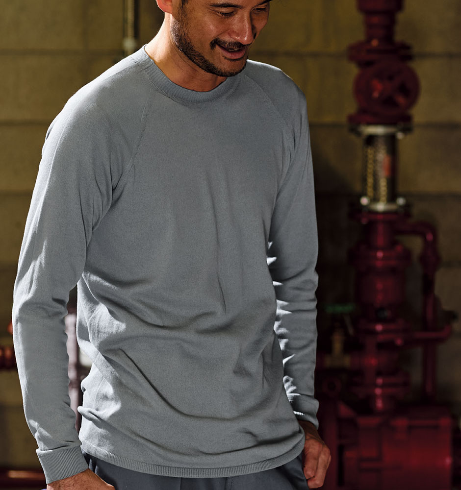 難燃長袖Tシャツ