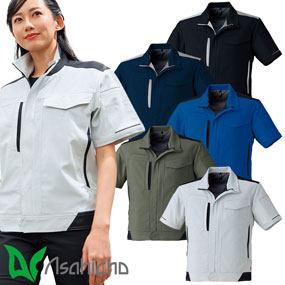 E8901 半袖ブルゾン