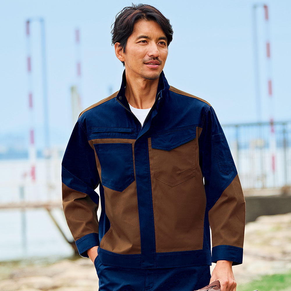 難燃長袖ブルゾン