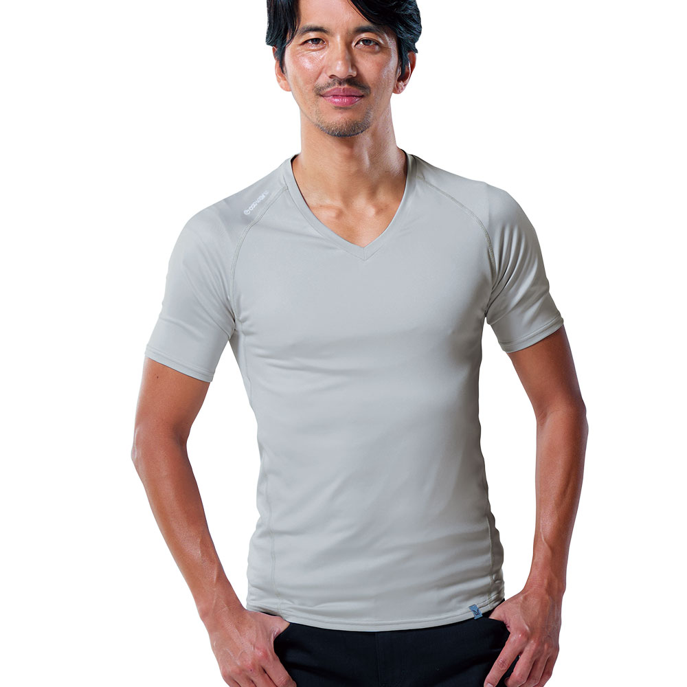 クールコアＶネック半袖インナー