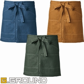 10130 G.GROUND ショートエプロン 腰巻き