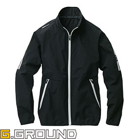 0188-00 G.GROUND 接触冷感長袖ブルゾン