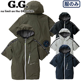0129-01 G.GROUND EF半袖ブルゾン(ファン無し) 