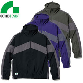 B7908-00 BEAMS DESIGN 長袖ブルゾン（トラックジャケット）