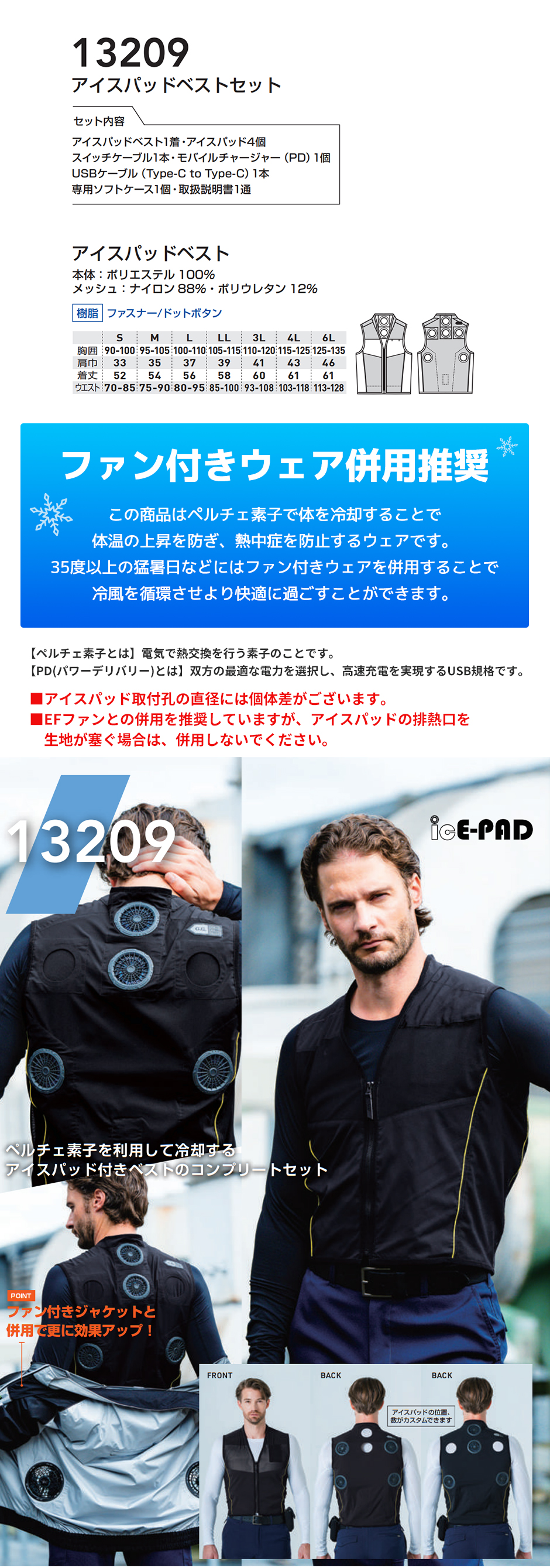 アイスパッド・ベストセット