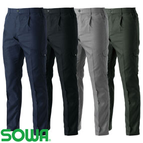 3058-08 カーゴパンツ（ワンタック・脇ゴム）