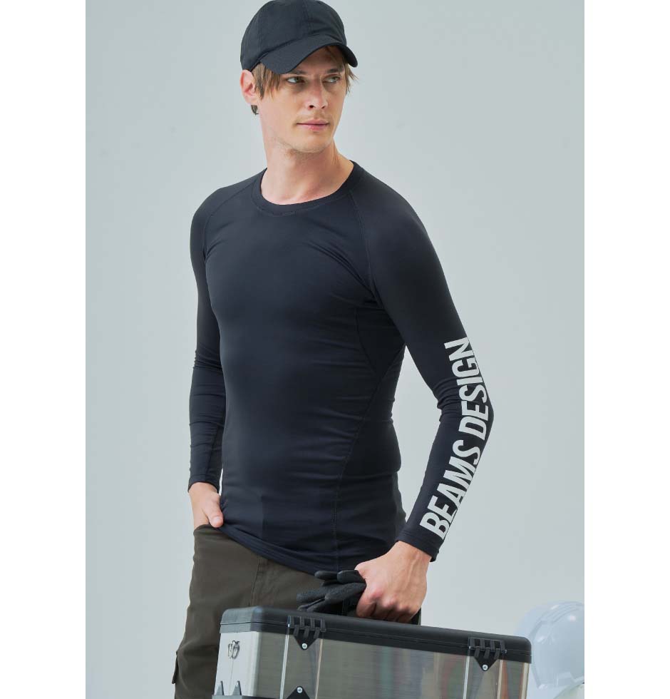 【在庫処分特価】BEAMS DESIGN 長袖サポートシャツ