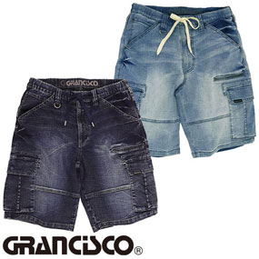 GC-S733 GRANCISCO グランシスコ デニムショートカーゴ