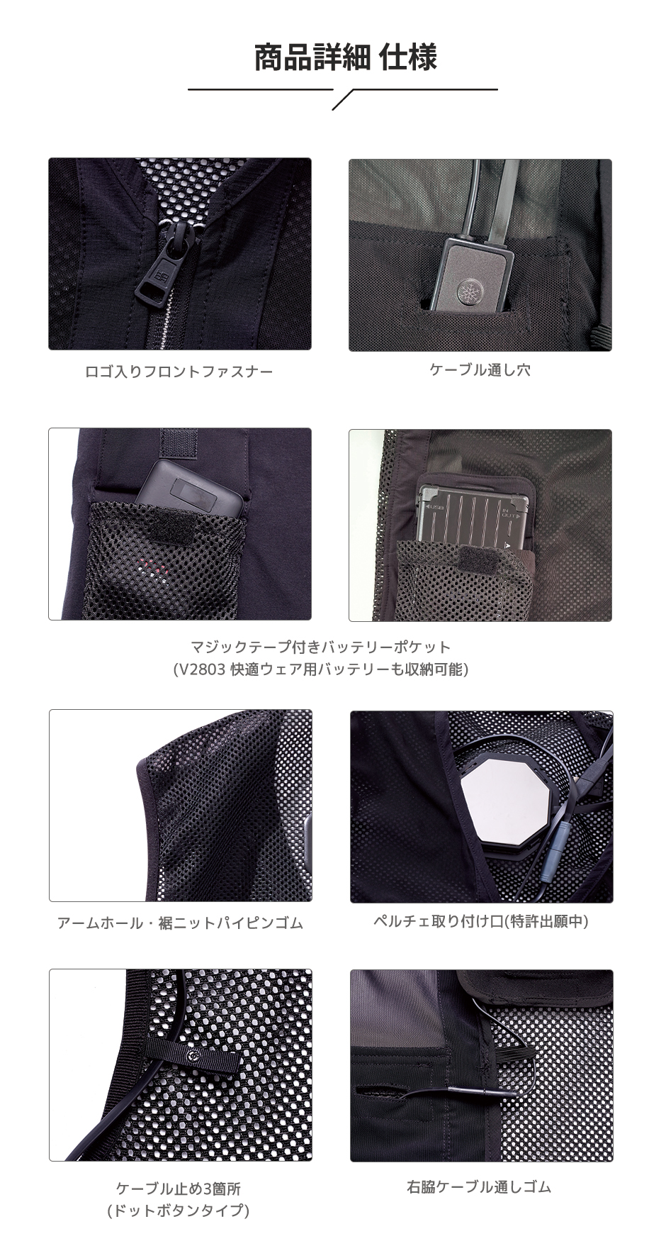 ペルチェベストセット(八角形)