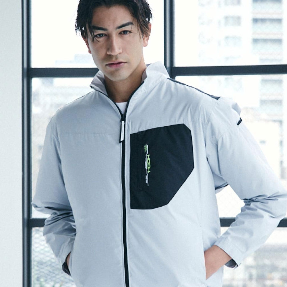 快適ウェア ミドルファン 長袖ジャケット（ファン無し）