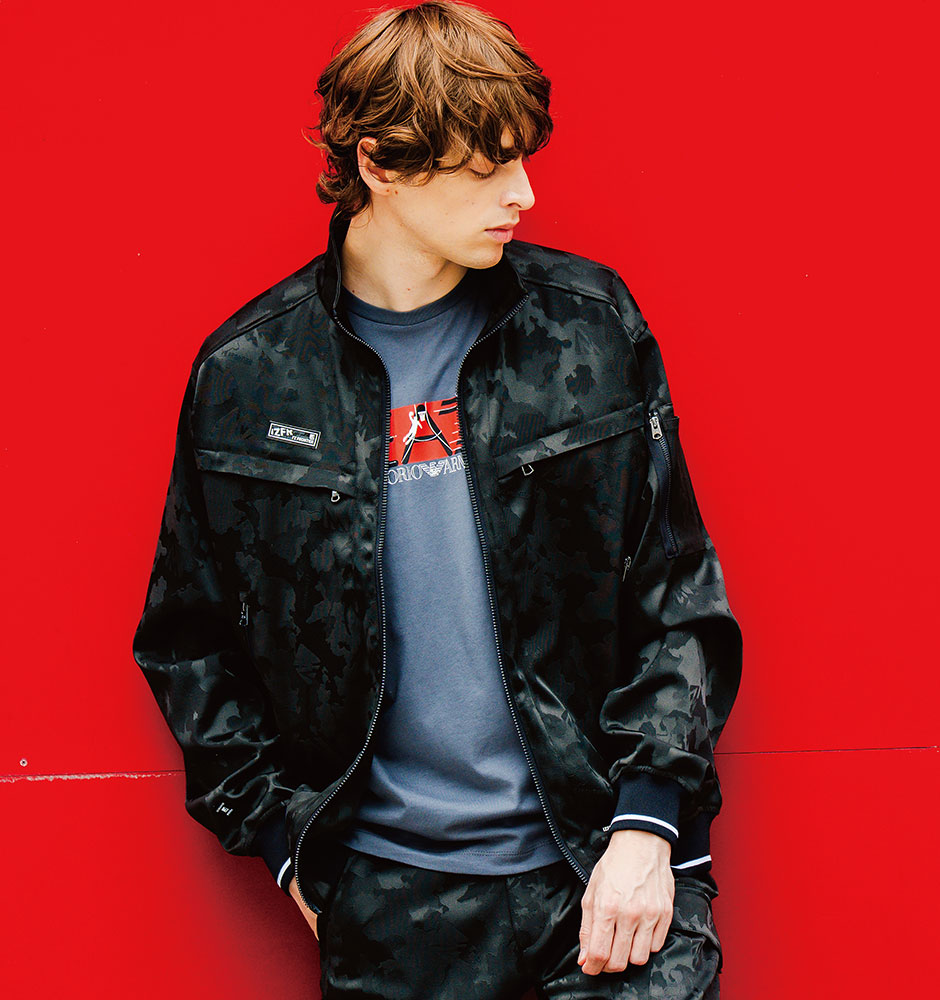 ストレッチジャガードワークジャケット