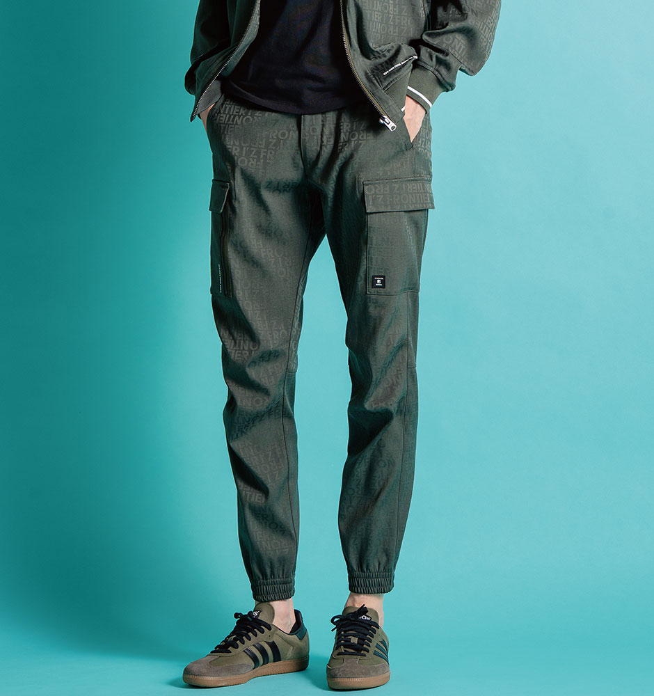 ストレッチジャガードジョガーパンツ