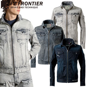 #7310 3Dストレッチデニムワークジャケット
