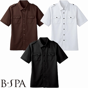 00102-79、00102-81、00102-99 半袖ニットワッフルシャツ